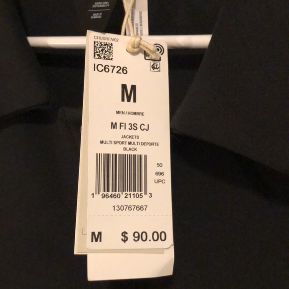 adidas Mens Future Icons 3-Stripes Coaches Jacket - Picture 4 of 4